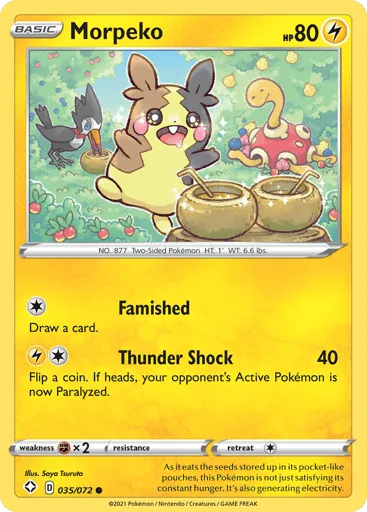 Morpeko 035/072 Shining Fates