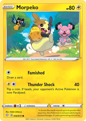 Morpeko 036/072 Shining Fates