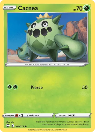 Cacnea 004/072 Shining Fates