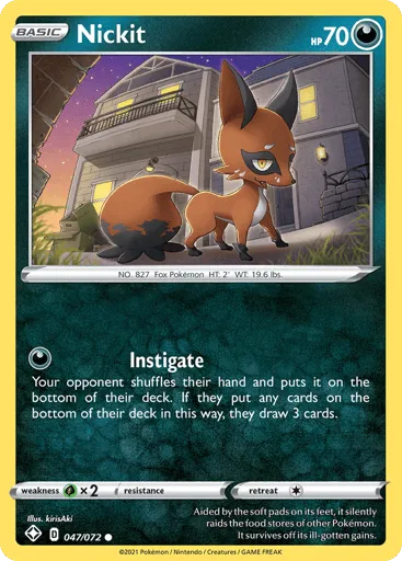 Nickit 047/072 Shining Fates