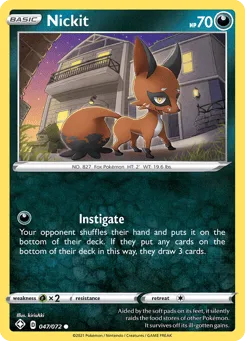 Nickit 047/072 Shining Fates