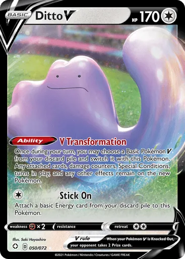 Ditto V 050/072 Shining Fates