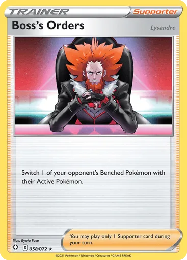 Boss's Orders 058/072 Shining Fates