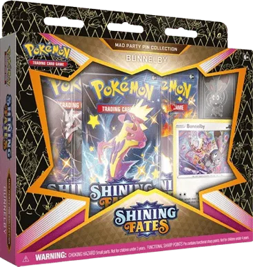 Shining Fates Mad Party Pin Collection - Bunnelby