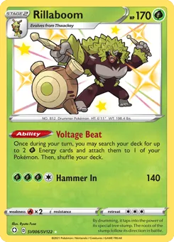 Rillaboom SV006/SV122 Shining Fates Shiny Vault