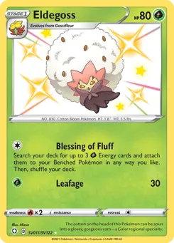 Eldegoss SV011/SV122 Shining Fates Shiny Vault