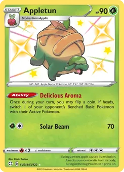 Appletun SV014/SV122 Shining Fates Shiny Vault