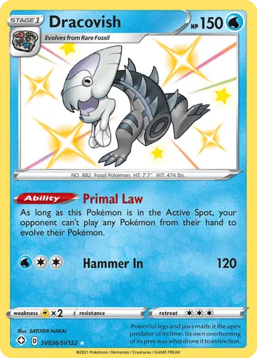Dracovish SV036/SV122 Shining Fates Shiny Vault