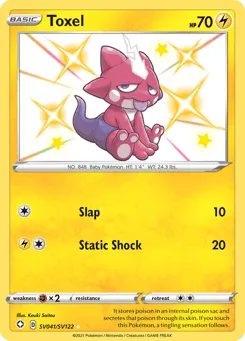 Toxel SV041/SV122 Shining Fates Shiny Vault