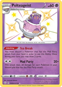 Polteageist SV053/SV122 Shining Fates Shiny Vault