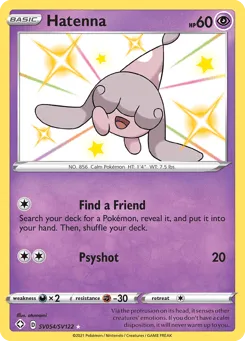 Hatenna SV054/SV122 Shining Fates Shiny Vault