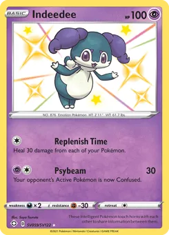 Indeedee SV059/SV122 Shining Fates Shiny Vault