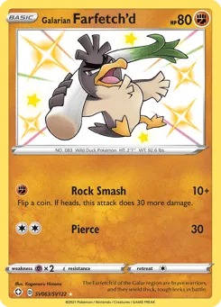 Galarian Farfetch'd SV063/SV122 Shining Fates Shiny Vault