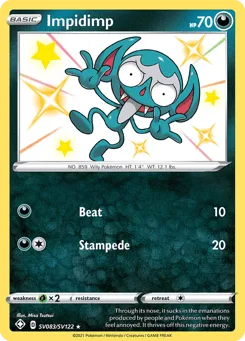 Impidimp SV083/SV122 Shining Fates Shiny Vault