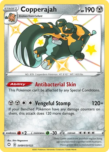 Copperajah SV091/SV122 Shining Fates Shiny Vault