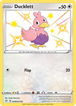 Ducklett SV095/SV122 Shining Fates Shiny Vault