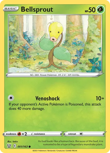Bellsprout 001/163 Battle Styles