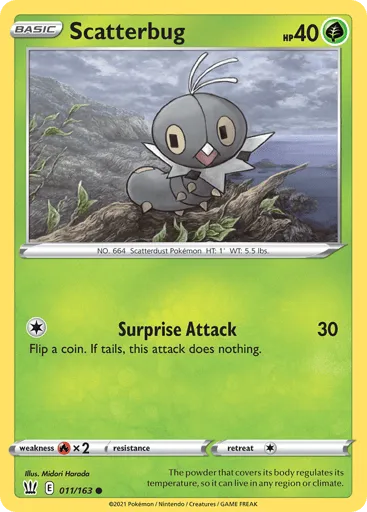 Scatterbug 011/163 Battle Styles
