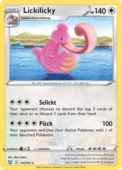 Lickilicky 114/163 Battle Styles