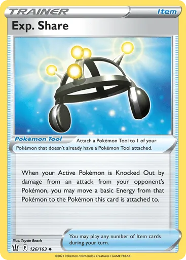 Exp. Share 126/163 Battle Styles