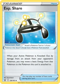 Exp. Share 126/163 Battle Styles