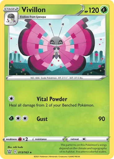 Vivillon 013/163 Battle Styles