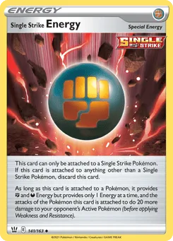 Single Strike Energy 141/163 Battle Styles