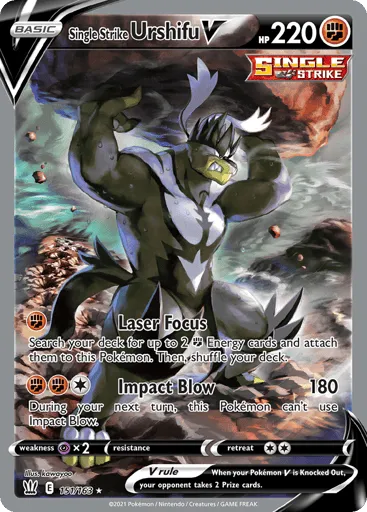 Single Strike Urshifu V 151/163 Battle Styles