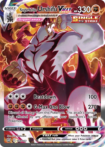 Single Strike Urshifu VMAX 168/163 Battle Styles