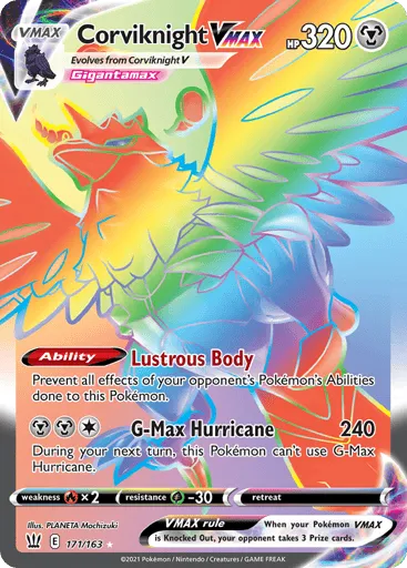 Corviknight VMAX 171/163 Battle Styles