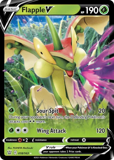 Flapple V 018/163 Battle Styles