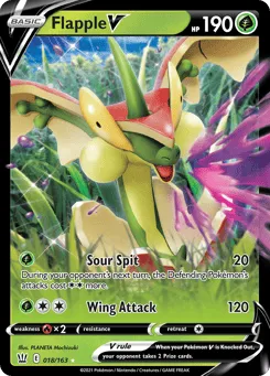 Flapple V 018/163 Battle Styles