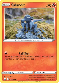 Salandit 027/163 Battle Styles