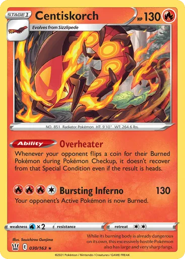 Centiskorch 030/163 Battle Styles