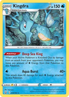 Kingdra 033/163 Battle Styles