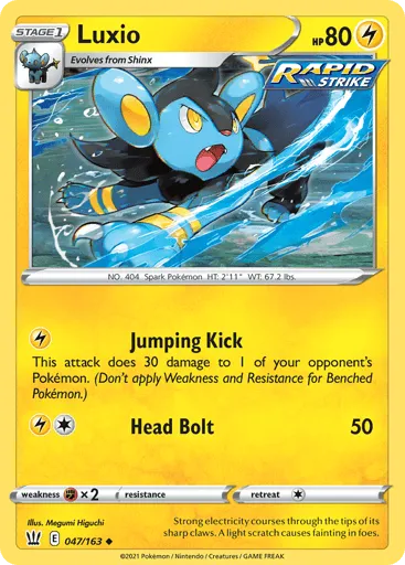 Luxio 047/163 Battle Styles