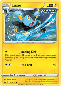 Luxio 047/163 Battle Styles