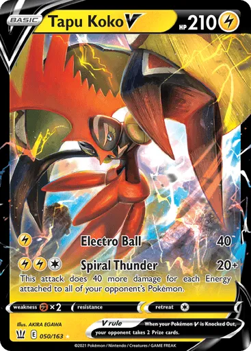 Tapu Koko V 050/163 Battle Styles