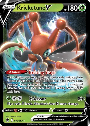 Kricketune V 006/163 Battle Styles