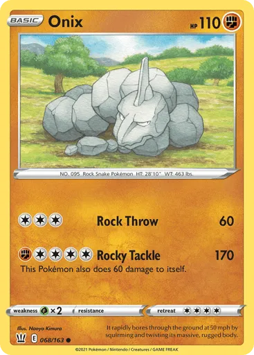 Onix 068/163 Battle Styles