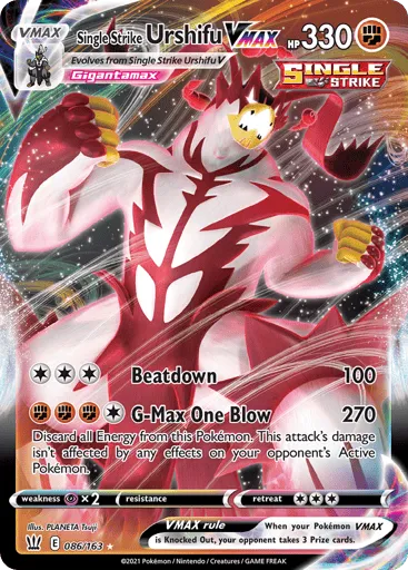 Single Strike Urshifu VMAX 086/163 Battle Styles