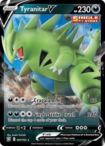 Tyranitar V 097/163 Battle Styles