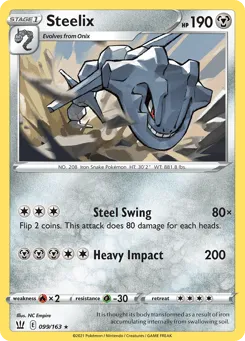 Steelix 099/163 Battle Styles