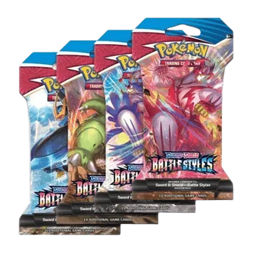 Battle Styles Sleeved Booster Pack Art Bundle (Set of 4)