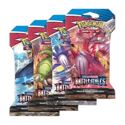 Battle Styles Sleeved Booster Pack Art Bundle (Set of 4)