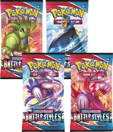 Battle Styles Booster Pack Art Bundle (Set of 4)