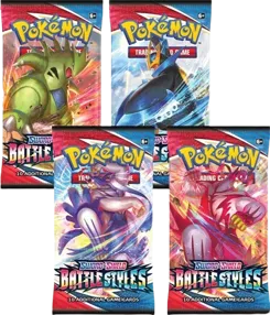 Battle Styles Booster Pack Art Bundle (Set of 4)
