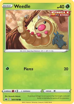 Weedle 001/198 Chilling Reign