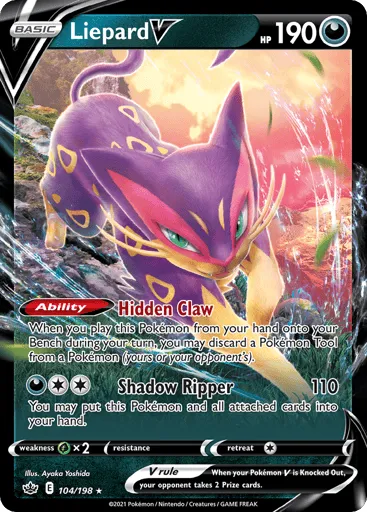 Liepard V 104/198 Chilling Reign
