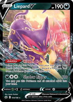 Liepard V 104/198 Chilling Reign